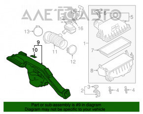 Receptor de aer Toyota Camry v70 18-