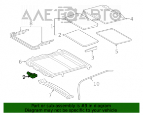 Motorul capacului Toyota Camry v70 18-