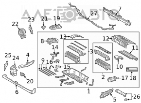 Аккумуляторная батарея ВВБ в сборе Toyota Camry v70 18- lithium-ion