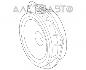 Difuzor spate stânga Toyota Prius 2004-2009