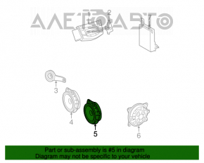 Difuzor ușă față stânga Toyota Prius 2004-2009