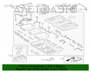 Verificarea bateriei pentru Toyota Highlander 08-13 hibrid.