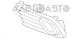 Grila inferioară stânga a bara de protecție față sub farurile de ceață Toyota Prius 2004-2009