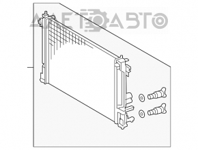 Radiator de răcire apă Lexus UX250h 19-20 nou, neoriginal.