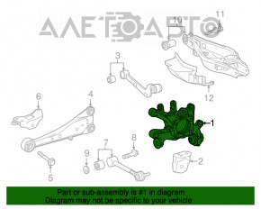 Capac spate dreapta Toyota Rav4 06-12 nou OEM original