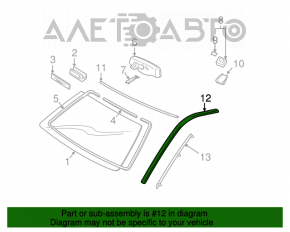 Capota stângă a acoperișului Lexus GX470 03-09