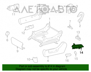 Управление сидением водителя Lexus RX300 98-03