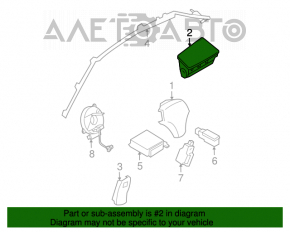 Airbagul pasagerului pentru torpedoul Mazda3 03-08 HB.