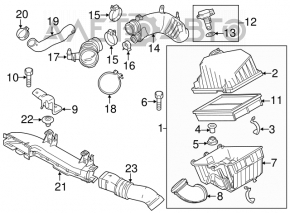 Admisia de aer Mazda3 MPS 09-13