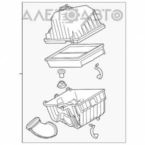 Corpul filtrului de aer Mazda3 MPS 09-13