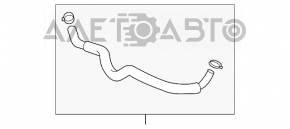 Teava de racire superioara Mazda3 MPS 09-13