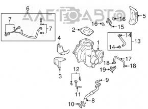 Турбокомпрессор Mazda3 MPS 09-13