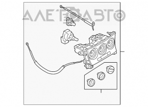 Управление климат-контролем Mazda3 MPS 09-13