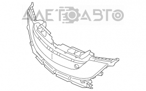 Grila inferioară a bara de protecție față Mazda3 MPS 09-13