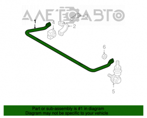 Stabilizator spate Mazda3 MPS 09-13