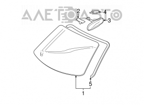 Лобовое стекло Mazda6 03-08 XYG