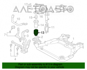 Arcul de suspensie din față dreapta Mazda6 03-08