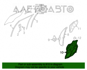 Стеклоподъемник с мотором задний левый Mazda6 09-13