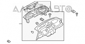 Торпедо передняя панель без AIRBAG Mazda6 09-13