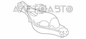 Maneta transversală sub arc spate stânga Mazda6 09-13