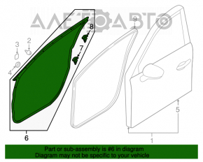 Garnitura ușii față stânga Mazda CX-5 13-16