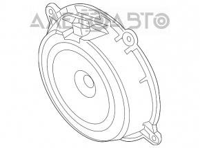 Difuzor ușă față stânga Mazda CX-5 13-16