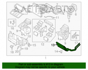 Radiatorul încălzitorului pentru Mazda CX-5 13-16.