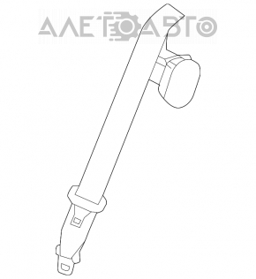 Centura de siguranță centrală spate Mazda CX-5 13-16, neagră