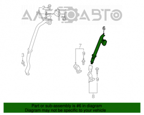 Centura de siguranță centrală spate Mazda CX-5 13-16, neagră