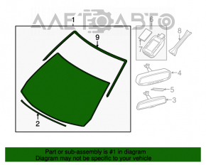 Лобовое стекло Mazda CX-5 13-15