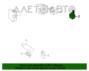 KEYLESS ENTRY RECEIVER MODULE Mazda 3 14-18 BM