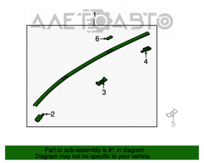 Capota stângă a plafonului Mazda CX-7 06-09