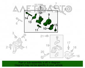 Suportul de motor Mazda CX-9 16-