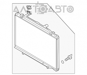 Радиатор охлаждения вода Mazda CX-9 16-