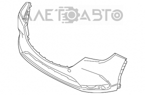 Бампер передний голый Mazda CX-9 16- без парктроников