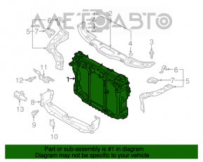 Televizor panou radiator Mazda CX-9 16-