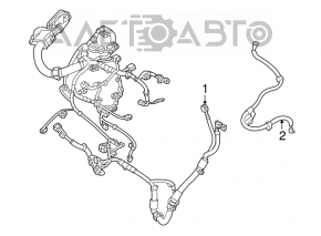 Проводка моторная Mazda CX-9 16- 2.5 fwd