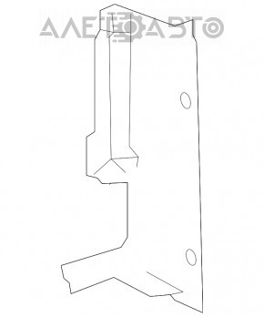 Deflector radiator dreapta Mercedes CLA 250 14-19