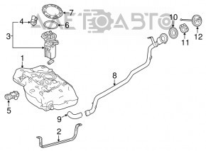 Rezervor de combustibil Mercedes CLA 250 14-19