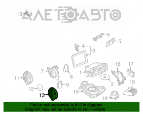 Difuzor ușă față dreapta Mercedes CLA 14-19