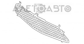 Grila inferioară a barei față Mercedes CLA 14-16 pre-restilizare