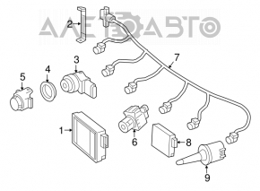 Senzor de parcare frontal pentru Mercedes GLA 15-20