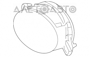 Противотуманная фара птф левая Mercedes X164 GL W164 ML W251 R