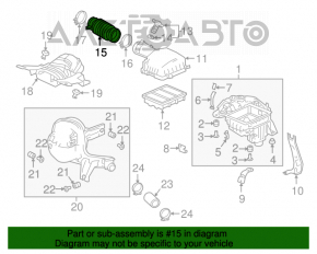 Воздуховод Honda Accord 18-22 1.5T