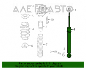 Amortizor spate dreapta Honda Accord 18-22 Sport