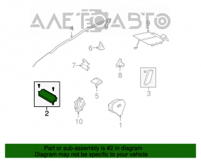 Airbag-ul pasagerului din bordul Infiniti G25 G35 G37 4d 06-14