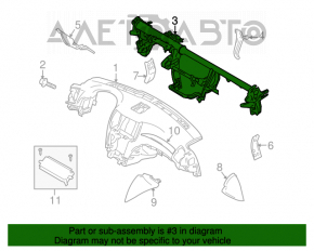 Tubul de subtorpilor pentru Infiniti G25 G35 G37 4d 06-14