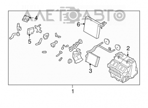 Печка в сборе Infiniti G25 G35 G37 4d 06-14