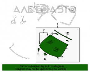 Geam parbriz Infiniti G25 G35 G37 4d 06-14