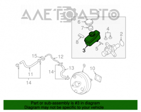 Бачок ГТЦ Infiniti G25 G35 G37 4d 06-14